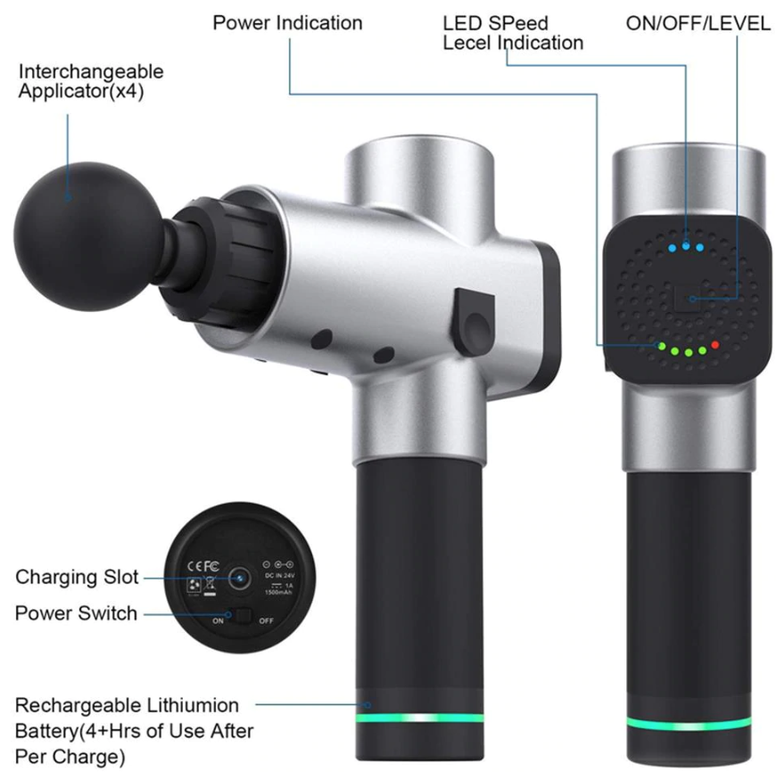 Standard Percussion Massage Gun - RecoverX