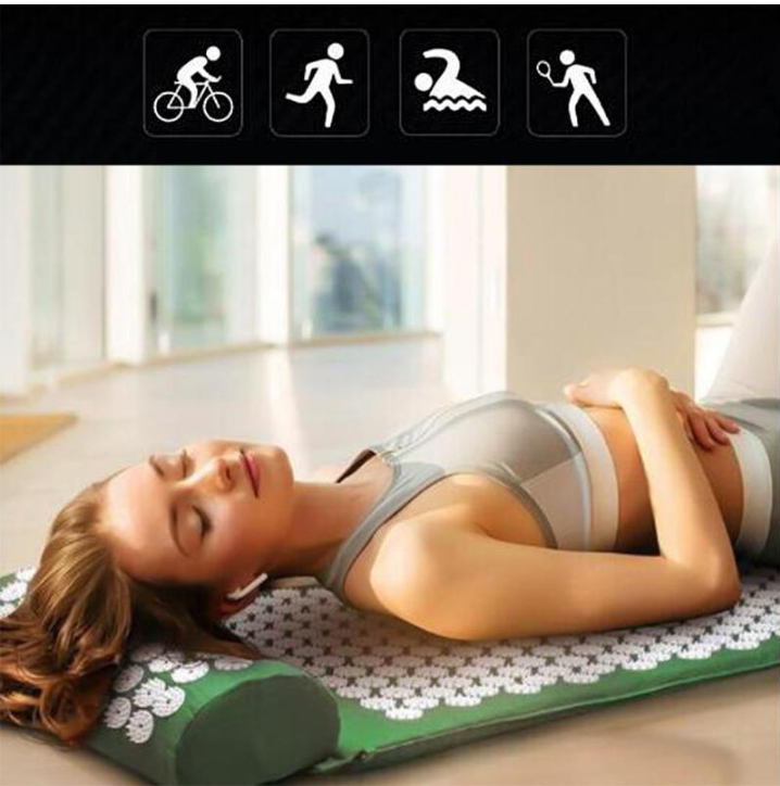 Acupressure Yoga Mat + Pillow